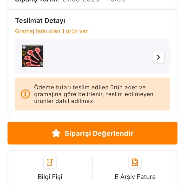 Eksik Tartılan Et Ürünü Ve Kaybedilen Money Puanı