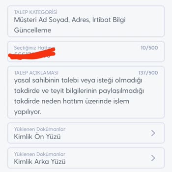 Turkcell Müşteri Hizmetleri Sorunu