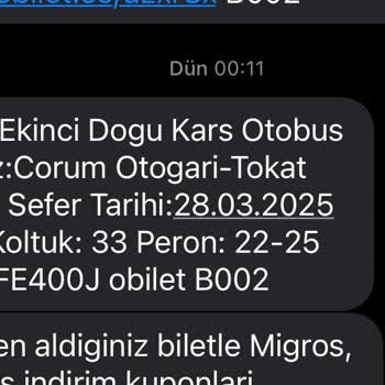 Otobüs Bileti Fiyat Artışı Ve Sefer Saati Değişikliği