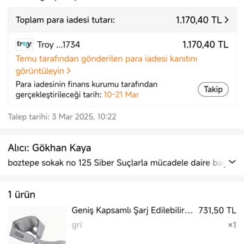 Yanlışlıkla Yapılan Ödeme İadesi Sorunu