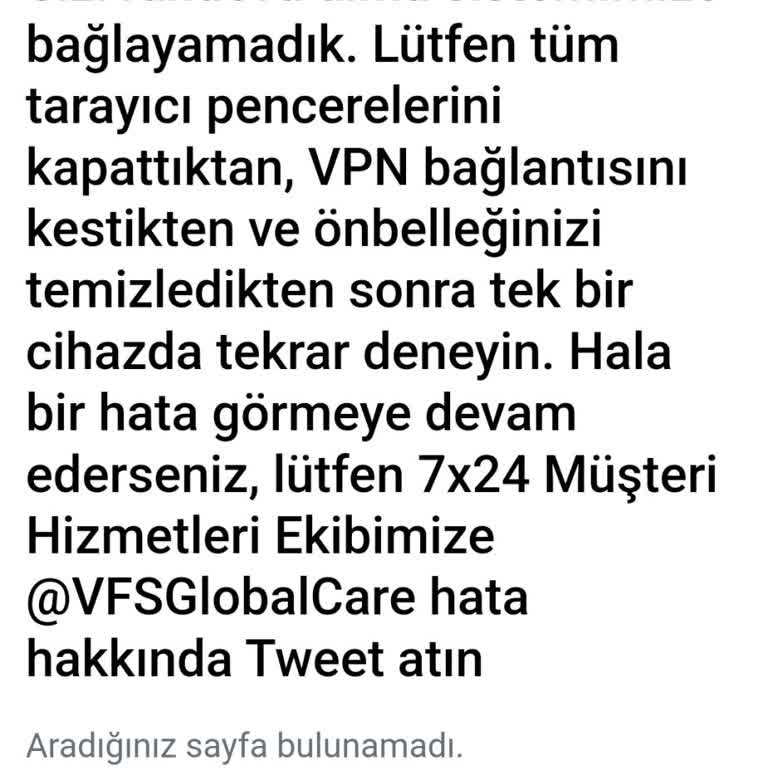 VFS Global Fransa Vizesi Randevu Sorunları