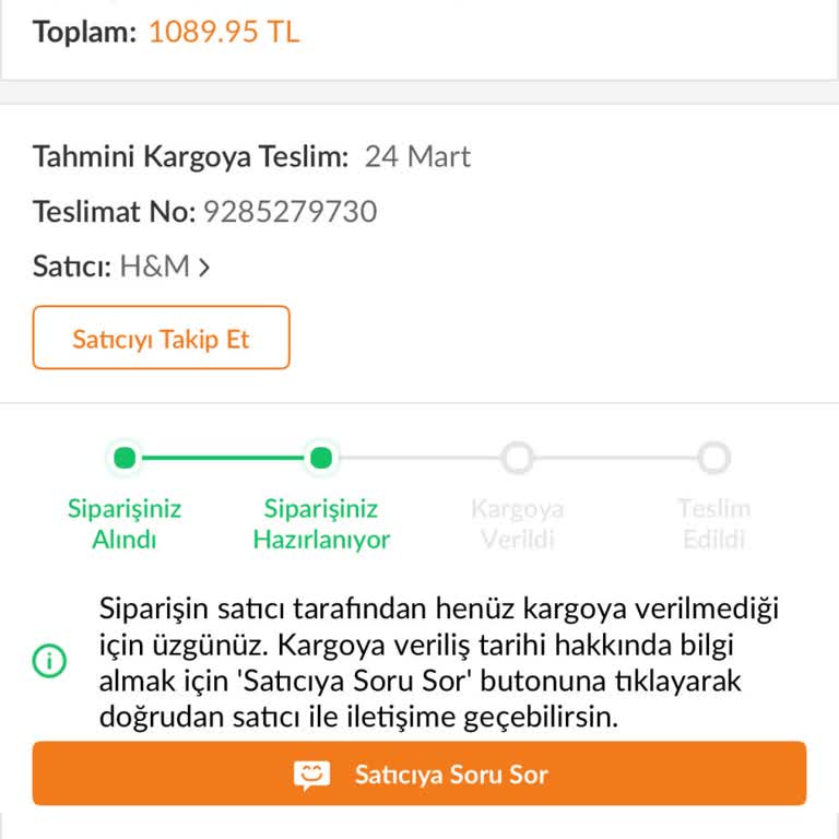 Sipariş Gecikmesi Ve İletişim Eksikliği Sinir Bozuyor