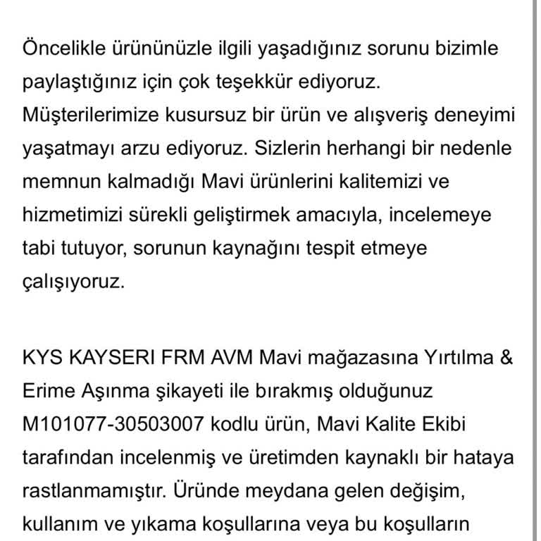 Mavi Pantolonun Aşınma Sorunu Ve Yetersiz İnceleme Sonucu