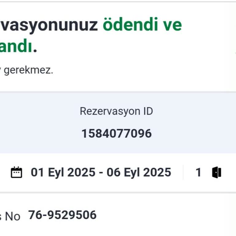 Rezervasyon İptali Ve Para İadesi Sorunu