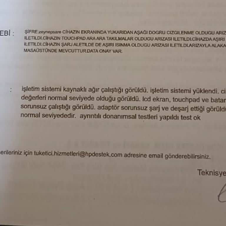 HP Teknik Servisinde Çözülmeyen Laptop Sorunları