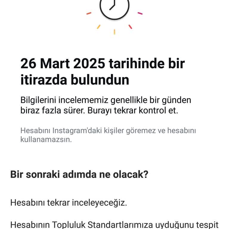 Haksız Yere Kapatılan Instagram Hesabımı Geri İstiyorum