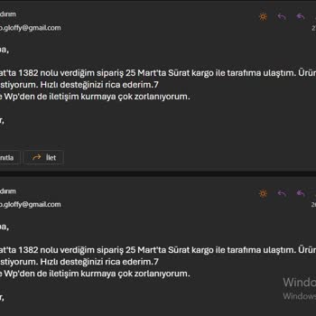 Geciken Teslimat Ve İade Sürecinde İletişim Sorunları