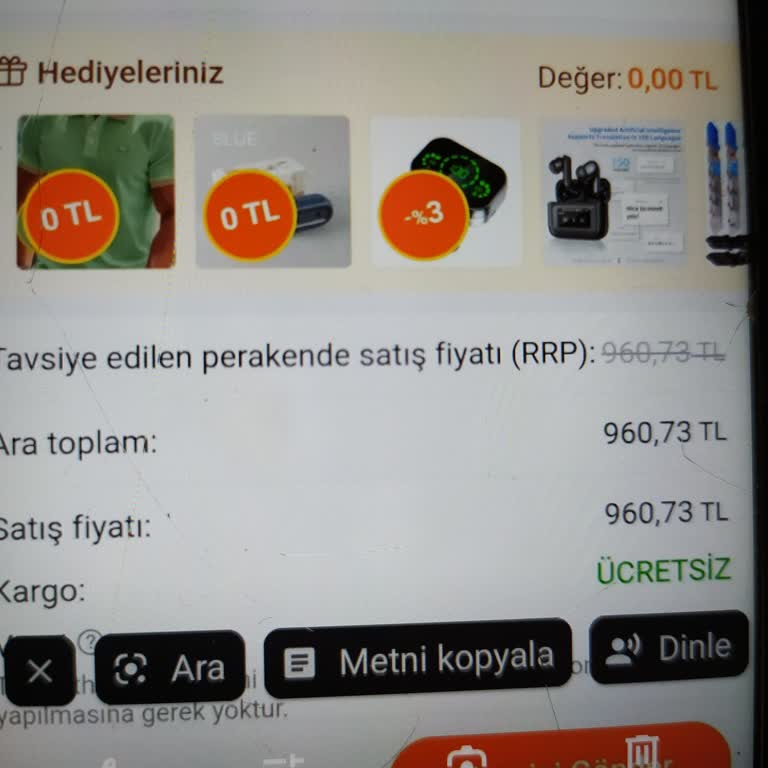 Temu'dan Kazandığım Hediyeler Teslim Edilmedi