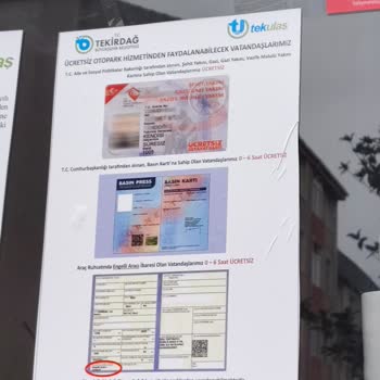 Belediye Otoparkında Şehit Ve Gazi Yakınlarına Haksız Ücret Talebi