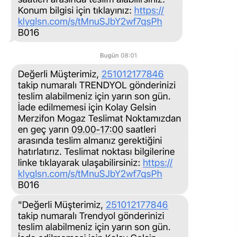 Kargo Şirketi İletişim Sorunu