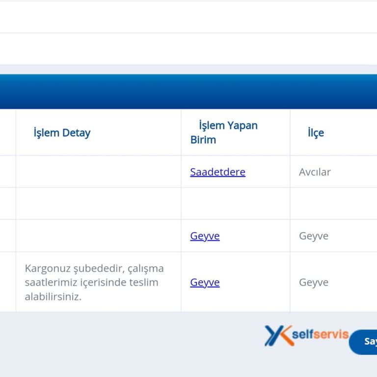 Yurtiçi Kargo Kargomun Tarafıma Ulaştırılmasını İstiyorum