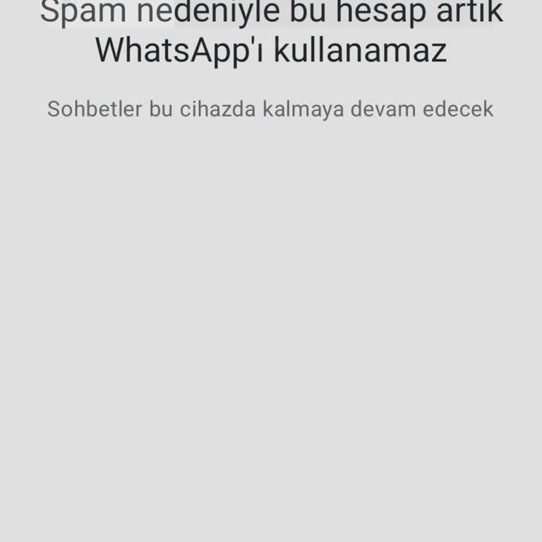 Hesabım Haksız Yere Spamlandı Yardım Edin