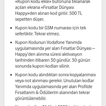 Vodafone'un Yanıltıcı Kampanya Koşulları
