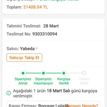 Trendyol'dan Sipariş Ettiğim Çamaşır Makinesi Teslimat Sorunu