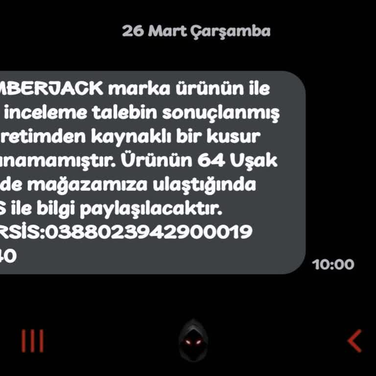 Lumberjack Ayakkabıda Erken Aşınma Ve İade Sorunu