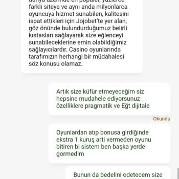 Jojobet'te Müşteri Hizmetleri Ve Yatırım Sorunları