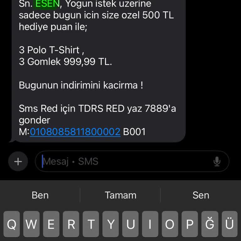 Özel Hediye Puanı Hayal Kırıklığı