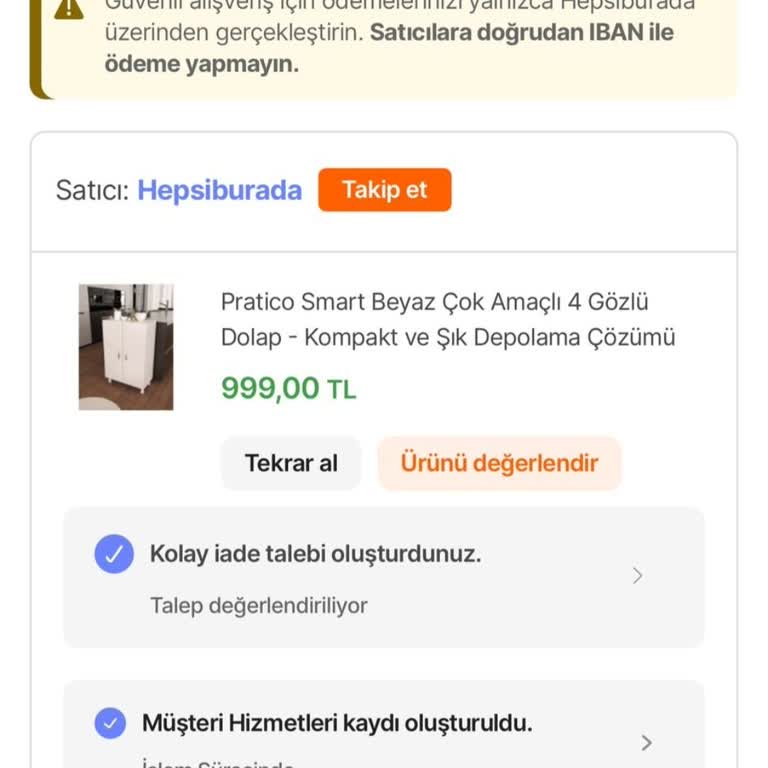 Kusurlu Ürün Ve Geciken İade Süreci