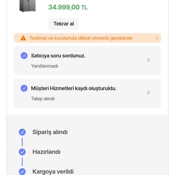 Kargoya Verilen Buzdolabı 10 Gündür Teslim Edilmedi