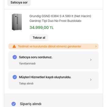 Kargoya Verilen Buzdolabı 10 Gündür Teslim Edilmedi