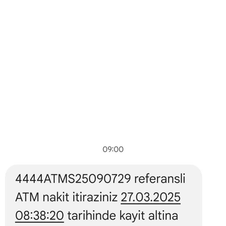 ATM'den Para Çekemedim Ve Müşteri Hizmetleri Yardımcı Olmadı