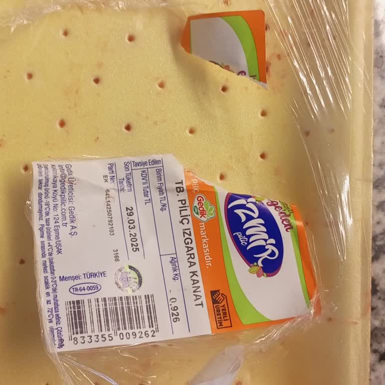 Migros'tan Gelen Bozuk Tavuk Kanatları