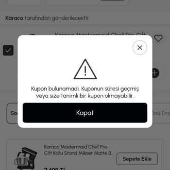 İndirim Kuponu Ve Fiyat Artışı Sorunu