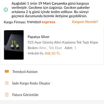 Trendyol'da Sipariş Sorunu Ve İade Problemi