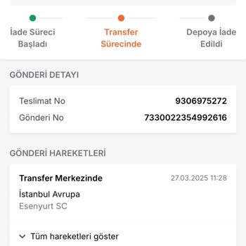 Trendyol'da Sipariş Sorunu Ve İade Problemi