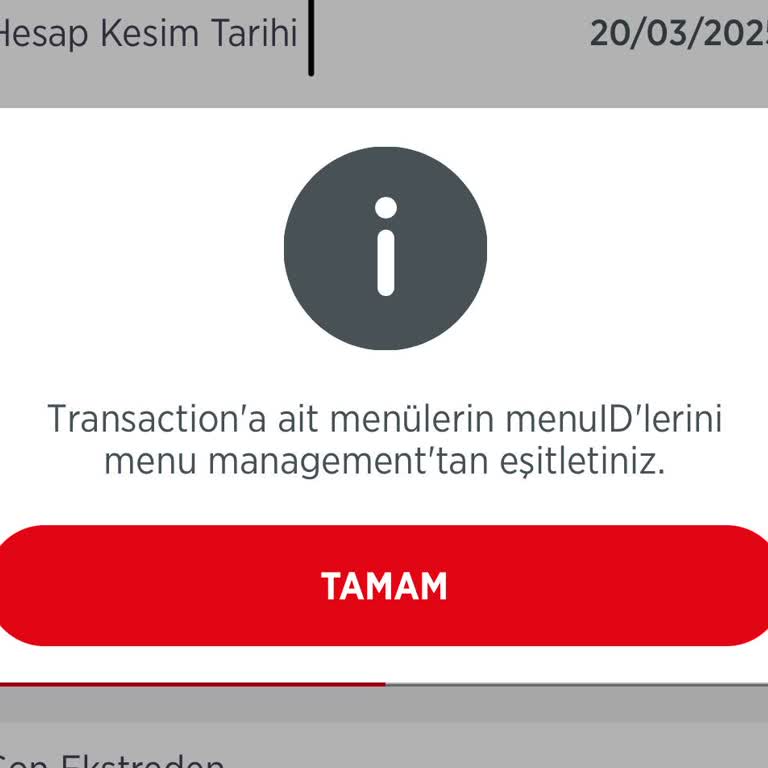 Kredi Kartı Ödeme Sorunu Ve Uygulama Hatası