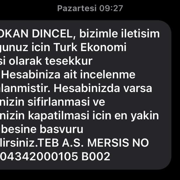 TEB Bankası'nda Erişilemeyen Para Sorunu
