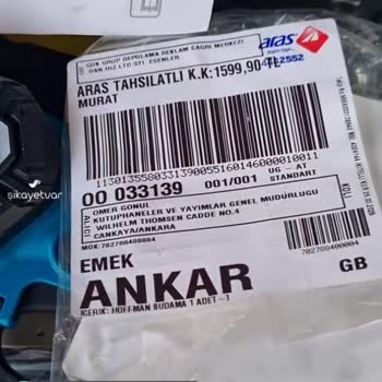 Gök Grup Depolama Yanlış Marka Budama Makinesi Göndermişler, (Bilerek Yapılmış Gibi.)