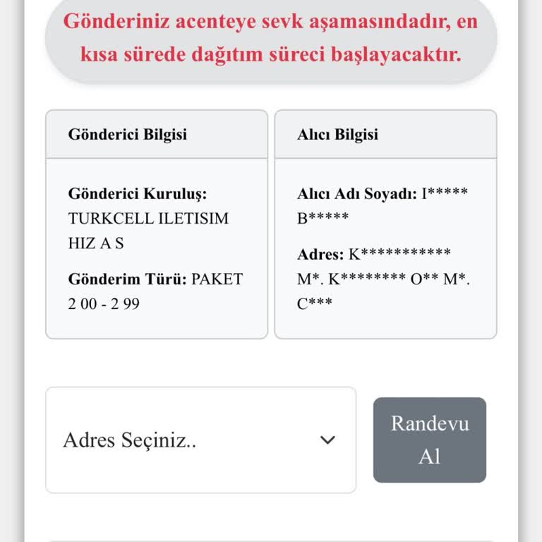 Kuryenet İle Yaşanan Teslimat Sorunu