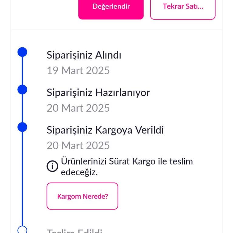 Kargom Günlerdir Teslim Edilmiyor Ve Sürekli Şubeler Arasında Geziyor