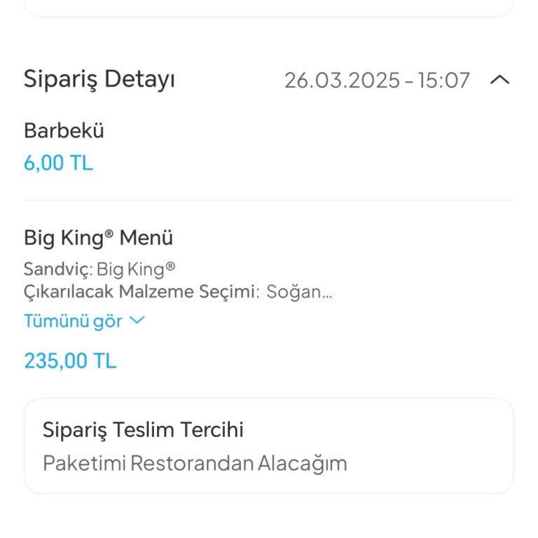 Sipariş Teslim Edilmedi, Para İadesi Yok