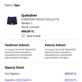 Fashfed'de Sipariş İptali Ve Müşteri Mağduriyeti
