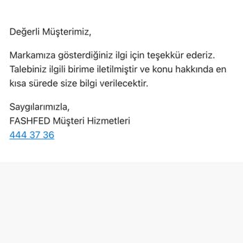 Fashfed'de Sipariş İptali Ve Müşteri Mağduriyeti