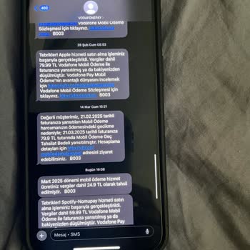 Vodafone'un Haksız Abonelik Ve Ücretlendirme Sorunu