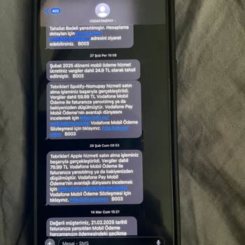 Vodafone'un Haksız Abonelik Ve Ücretlendirme Sorunu