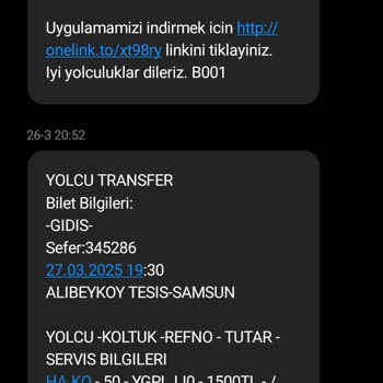 Koltuk Numarası Değişikliği Mağduriyeti