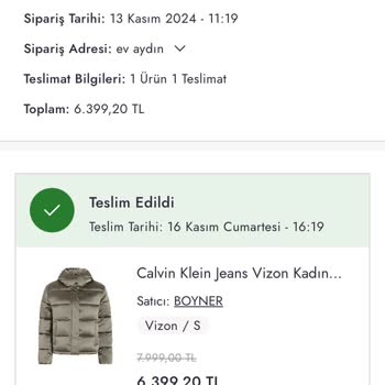 Boyner'den Aldığım Montta Renk Atması Ve İade Sorunu