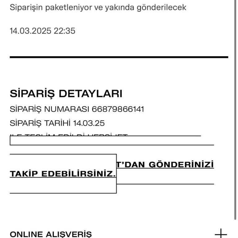 Geciken Sipariş Ve Acil Güncelleme Talebi