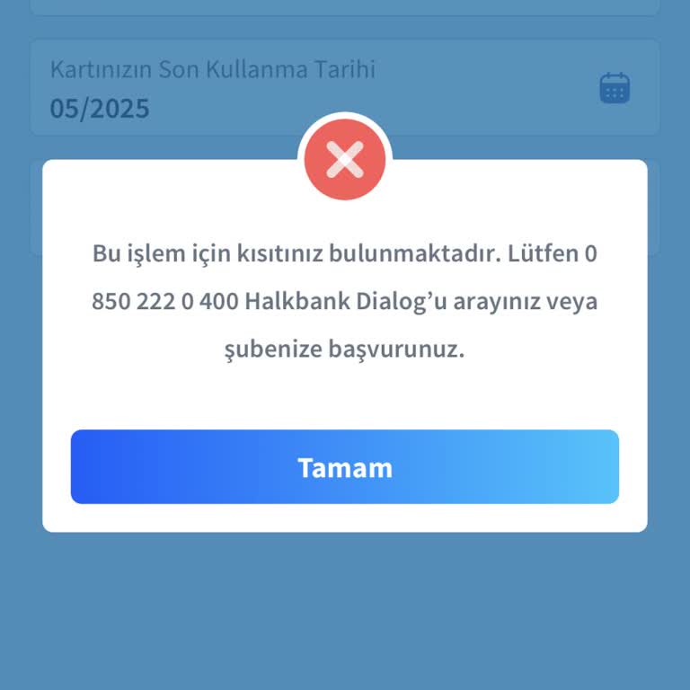 Halkbank Mobil Uygulamada Şifre Yenileme Çıkmazı
