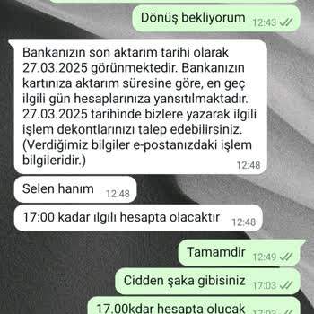 25 Gün Geçti Hala Paramı Alamıyorum