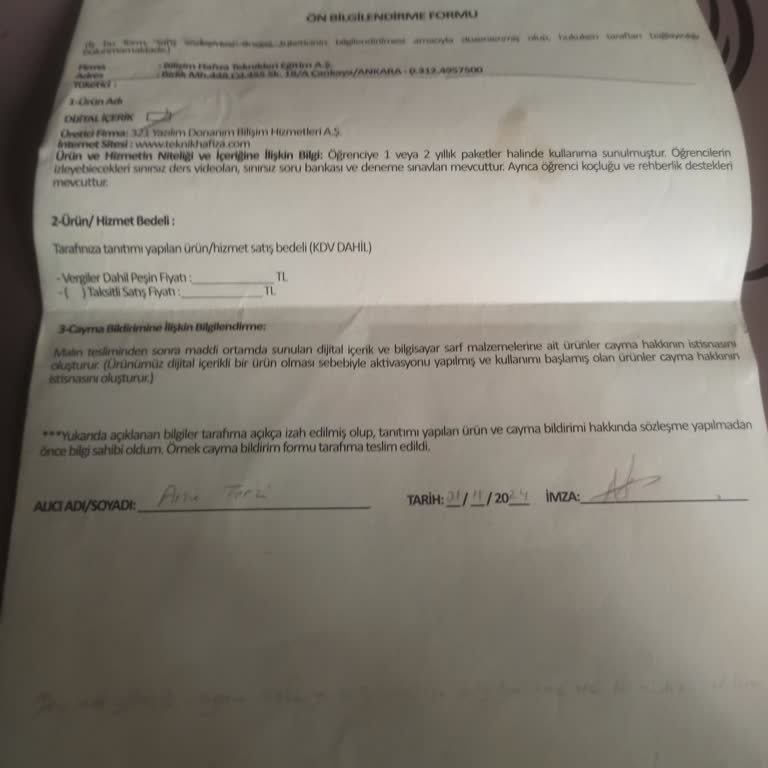 Haksız Borç Talebi Ve Yanıltıcı Bilgilendirme Şikayeti