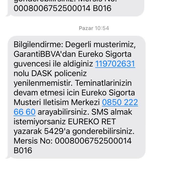 İzinsiz DASK Poliçe Yenileme Ve Kart Blokesi