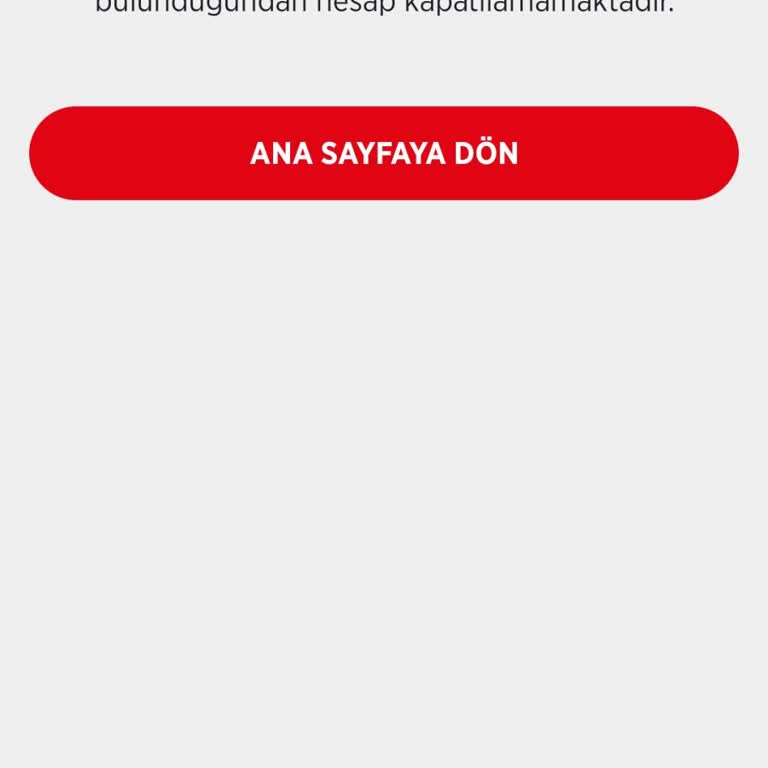 Hesap Kapatma Engeli: Var Olmayan Talimat Sorunu