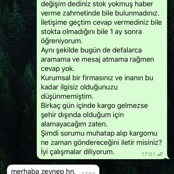Online Siparişte Hatalı Ürün Ve İletişimsizlik Sorunu