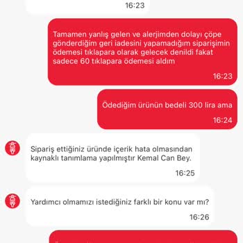 Yanlış Sipariş Ve Eksik İade: 240 Lira İçin Ne Yapmalı