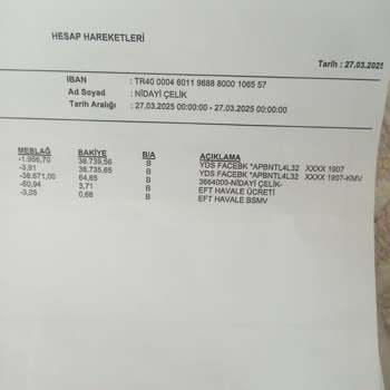 İzinsiz Hesap Hareketleri Ve Kişisel Veri İhlali